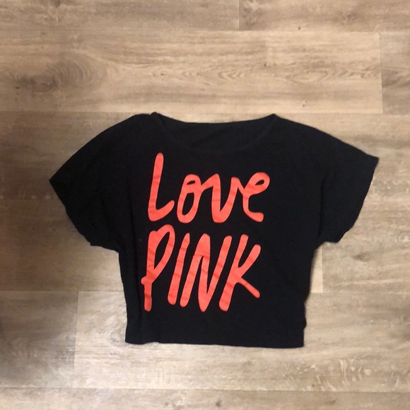 VS PINK CROP TOP (No tag so unsure of size) - Picture 2 of 5